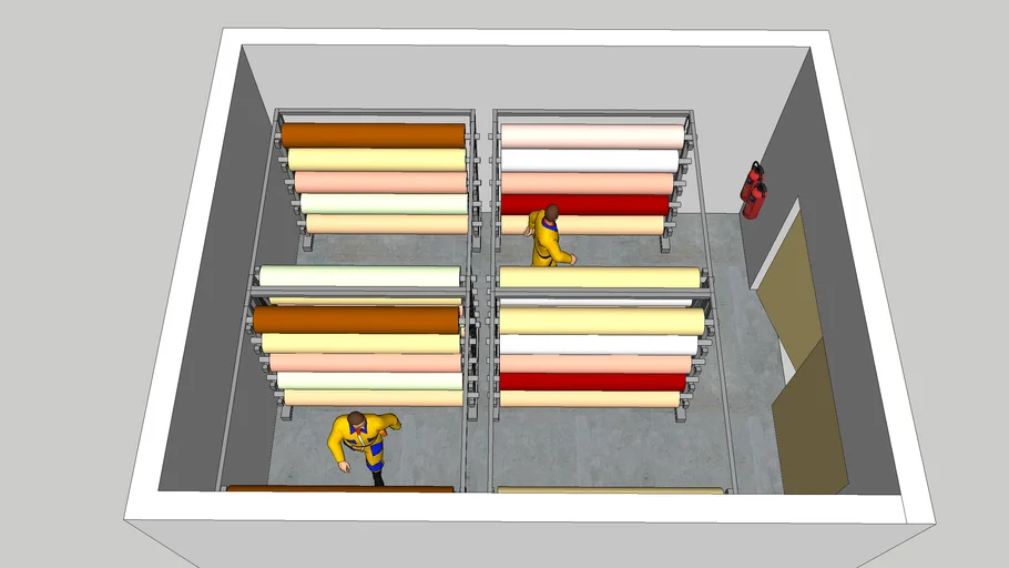 Storage Racks for Rolls