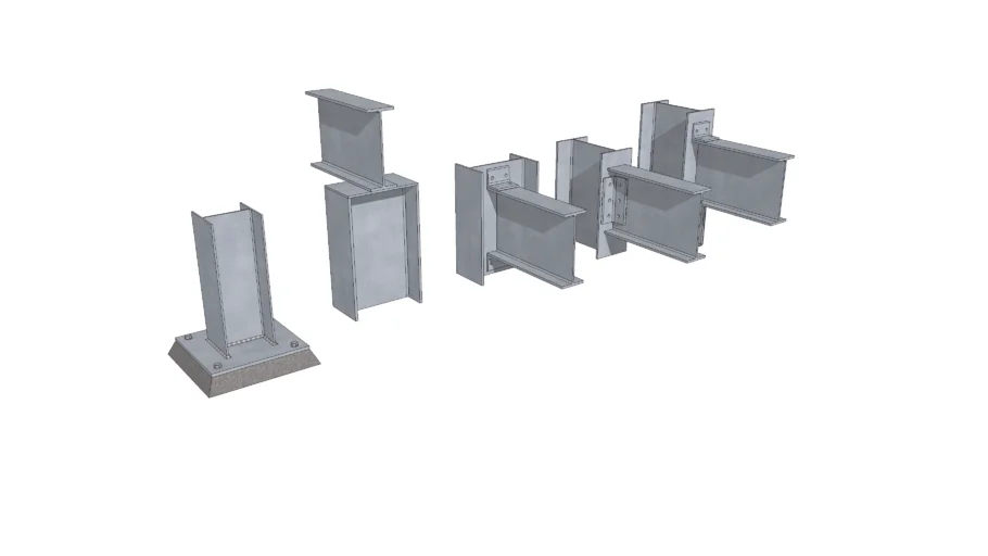 steel section connections