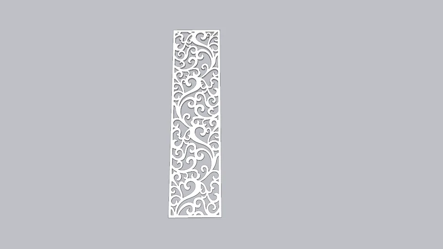 cnc cut flower design