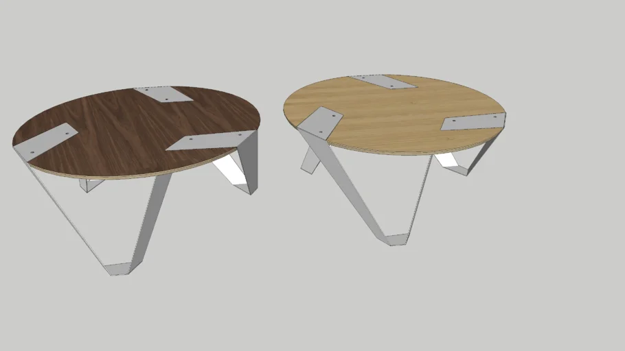 MOBIUSH coffee table by Tabanda - white grey