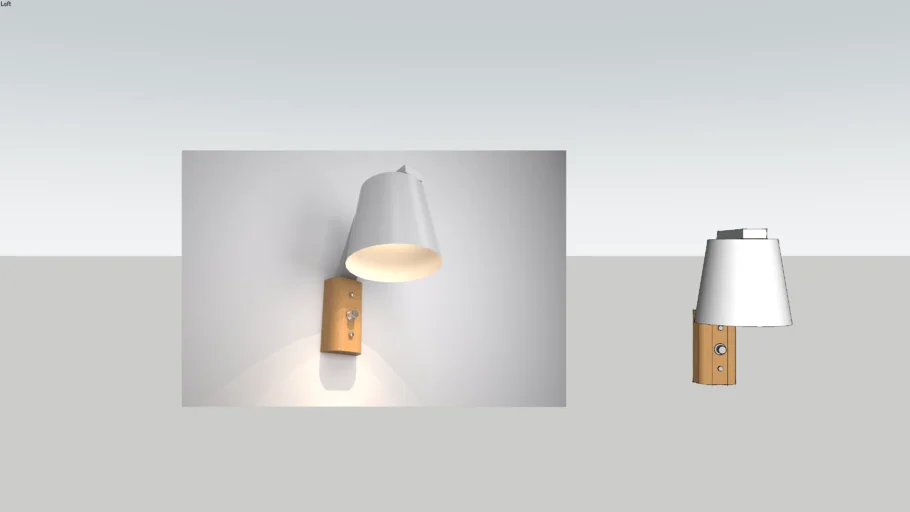 Modern Wood Wall Light