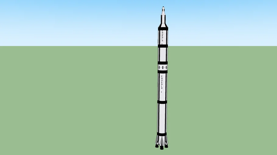 Phoenix 1 Rocket Maned | 3D Warehouse