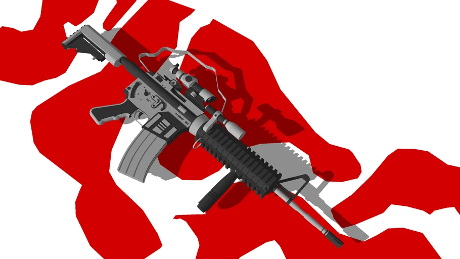 Rifle M4A1 ACOG scope PLEASE DOWNLOAD AND RATE