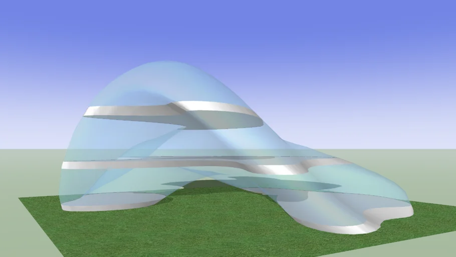 Bubble glass building 1