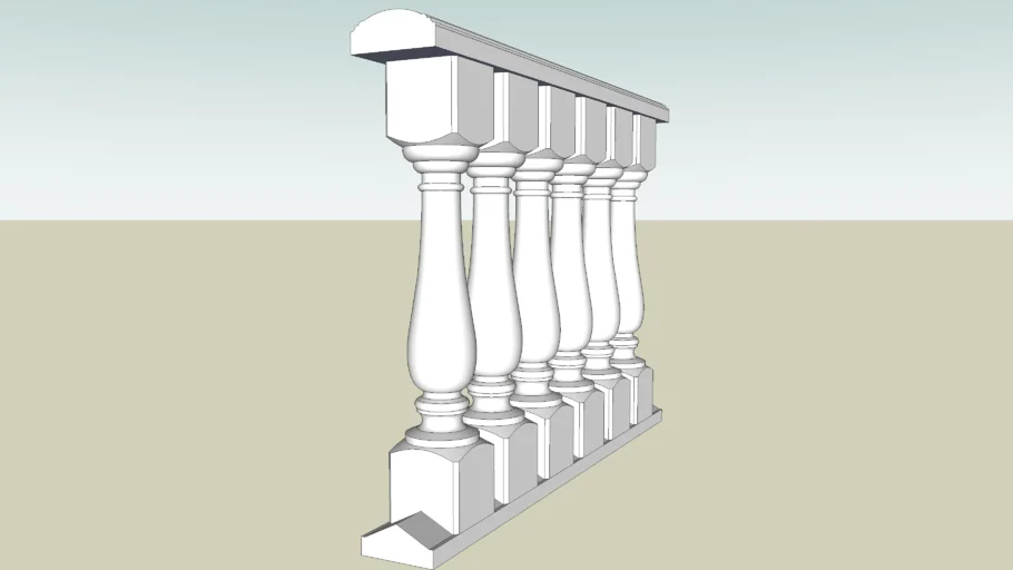 exterior balustrade