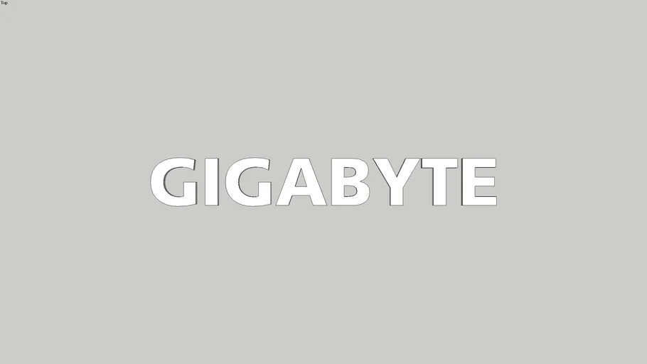 Logo Gigabyte | 3D Warehouse