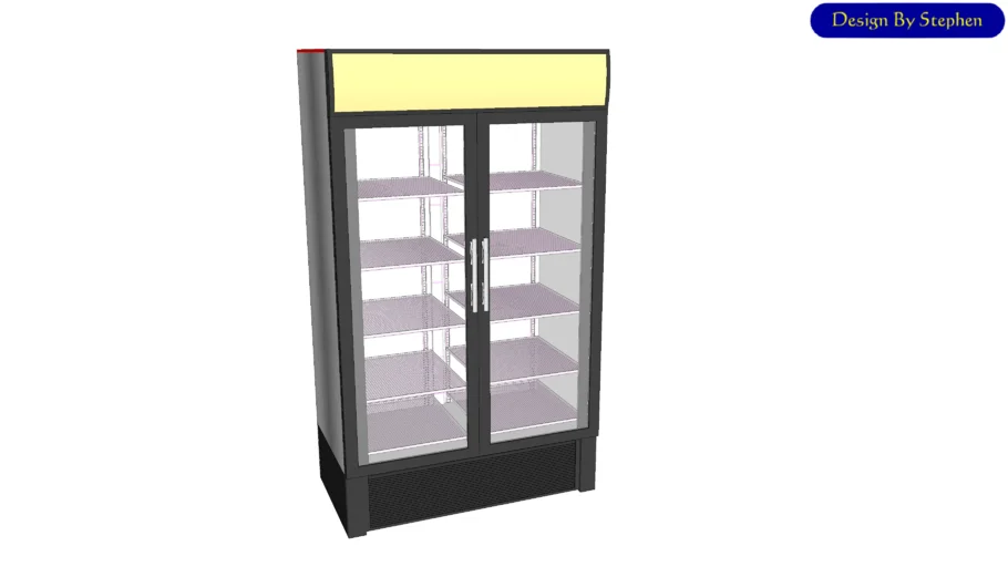 1140 Wide Upright Beverage Cooler