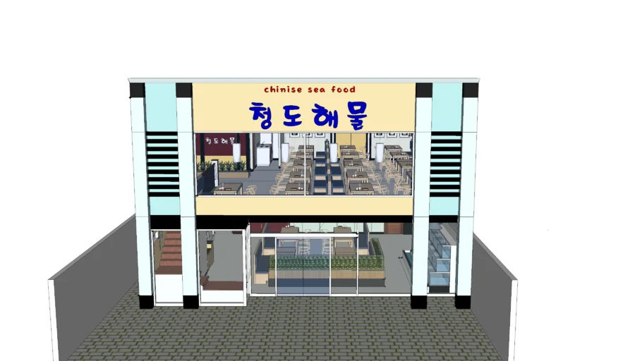 Chinese restaurant interior design , 중식당인테리어디자인