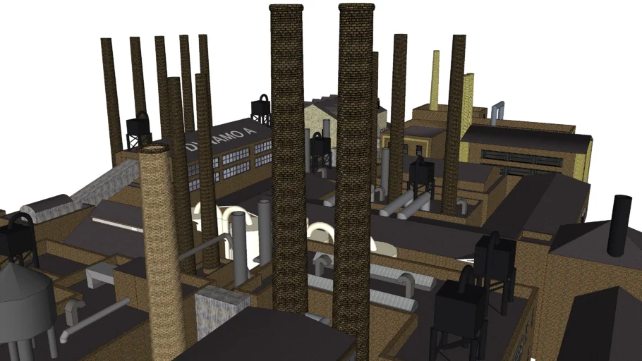 HUGE factory complex