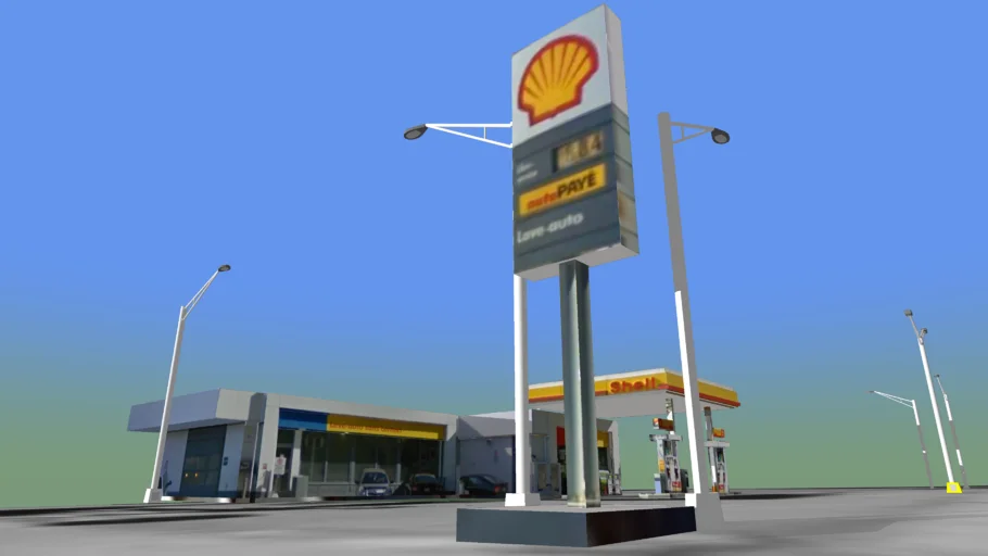 station d'essence Shell