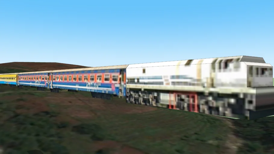 Train set for Jembatan Tol dan Rel Kereta Api Cikubang, Bandung