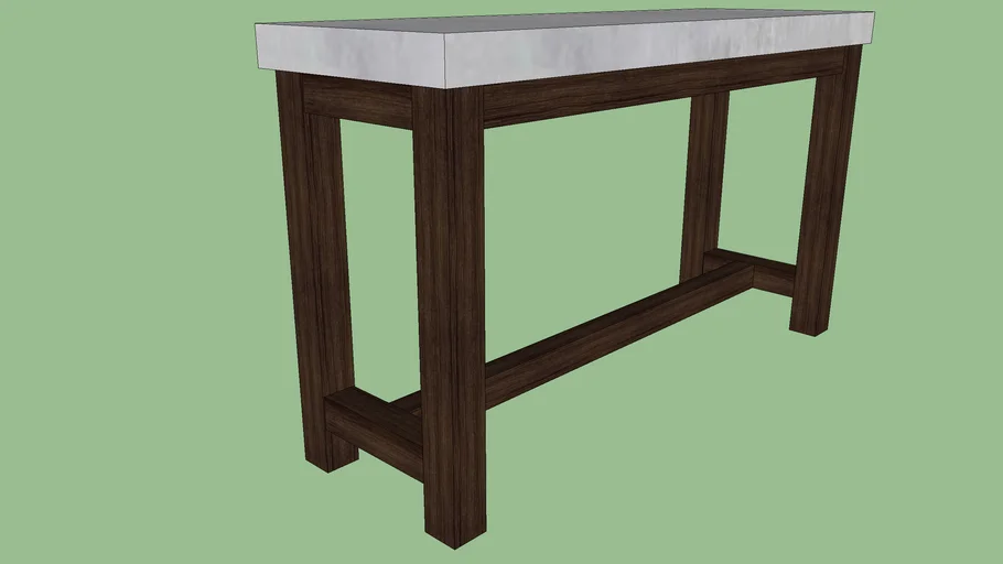 Concrete Console Table