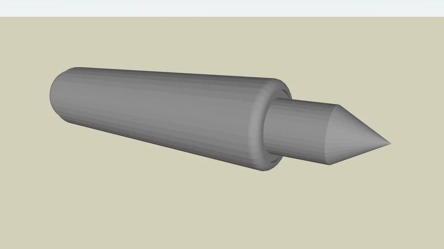 Standard Spring Loaded Live Centers | 3D Warehouse