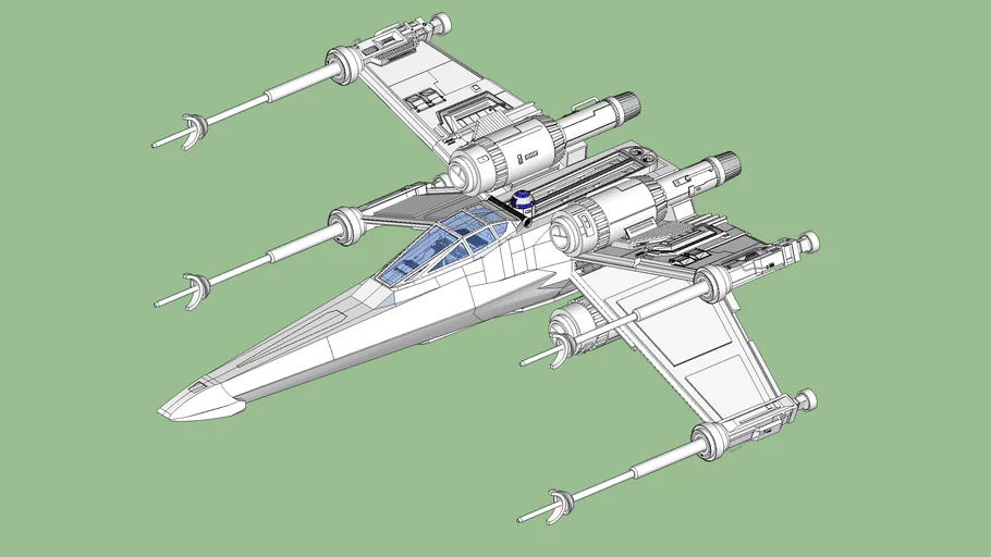 X-Wing with R2D2
