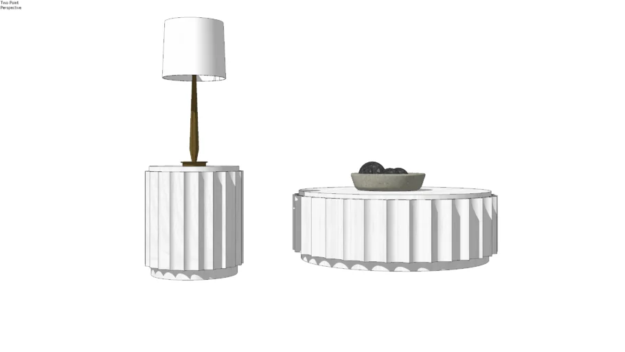 VENICE COFFEE TABLE AND END TABLE