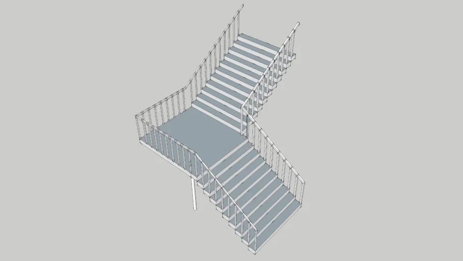 L shaped stairs
