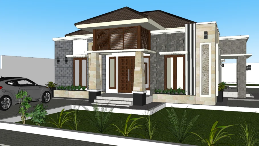 Desain Rumah 1 Lantai Minimalis
