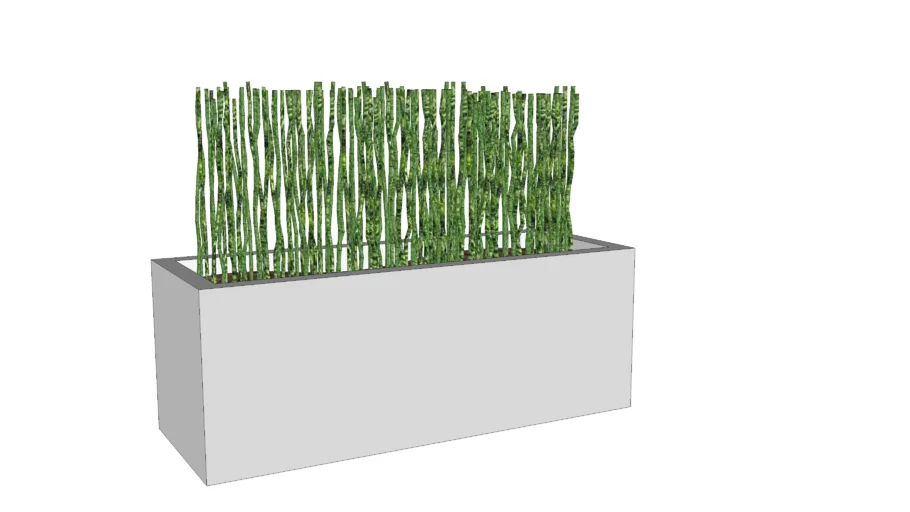 Artificial Outdoor Horsetail Reed in Modern Planter