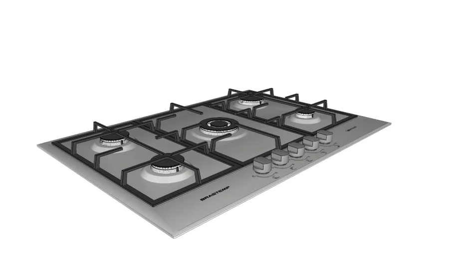 Cooktop 5 bocas Brastemp Gourmand - BDK75DR