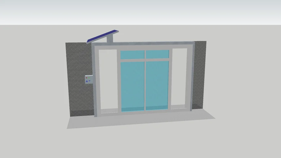 Movable temporary automatic sliding door12