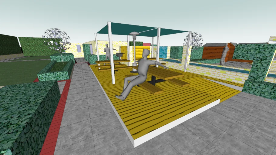 David Beasley Garden Design And Landscaping, Hull, East Yorkshire, Uk - SketchUp Model#6