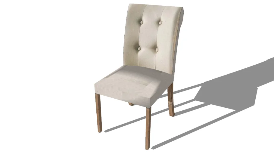 Chaise Lin boudoir, Maisons du monde,116.016, prix : 119 €