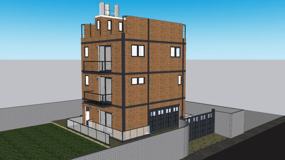 3-Storey 3 units Apartment Block