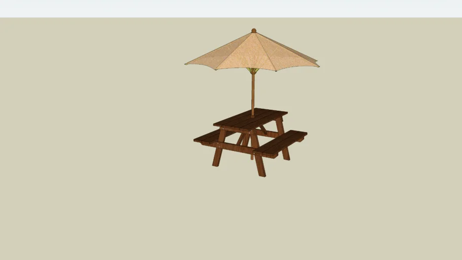 meja payung piknik