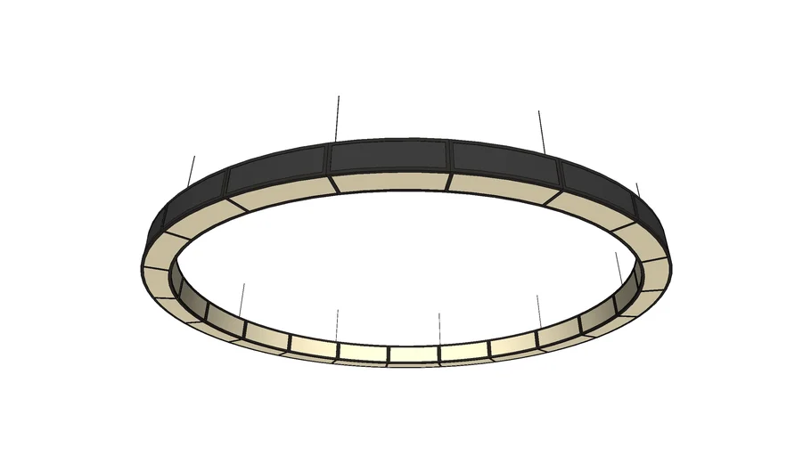 Circular Suspended Light - 4m diameter