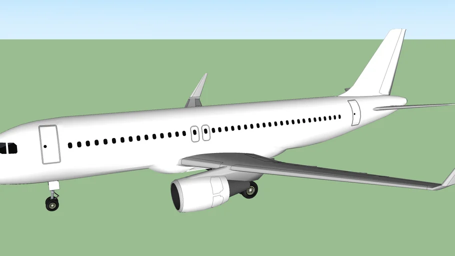 Template - Airbus A320-200 (Sharklets)