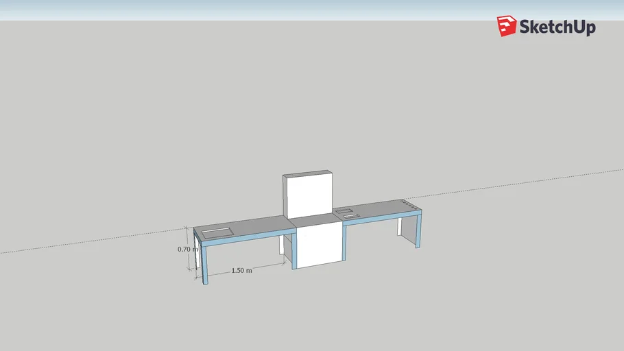 Lab table (TH) | 3D Warehouse