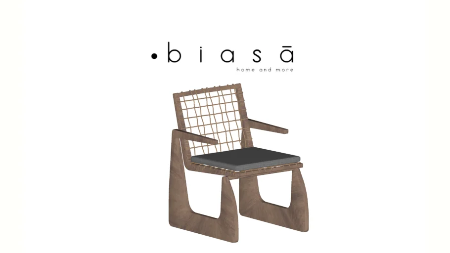 BIASÁ HOME - Poltrona Teca Fibra Sintetica Harper