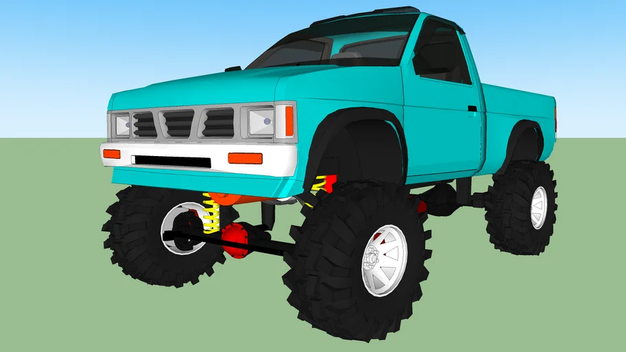 1990 D20 NISSAN HARDBODY LIFTED