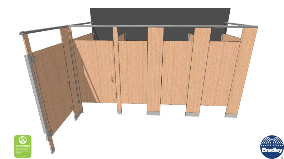 Overhead-Braced Toilet Partition - Phenolic-Alcove_ADA-AMB-N_Stalls - 4