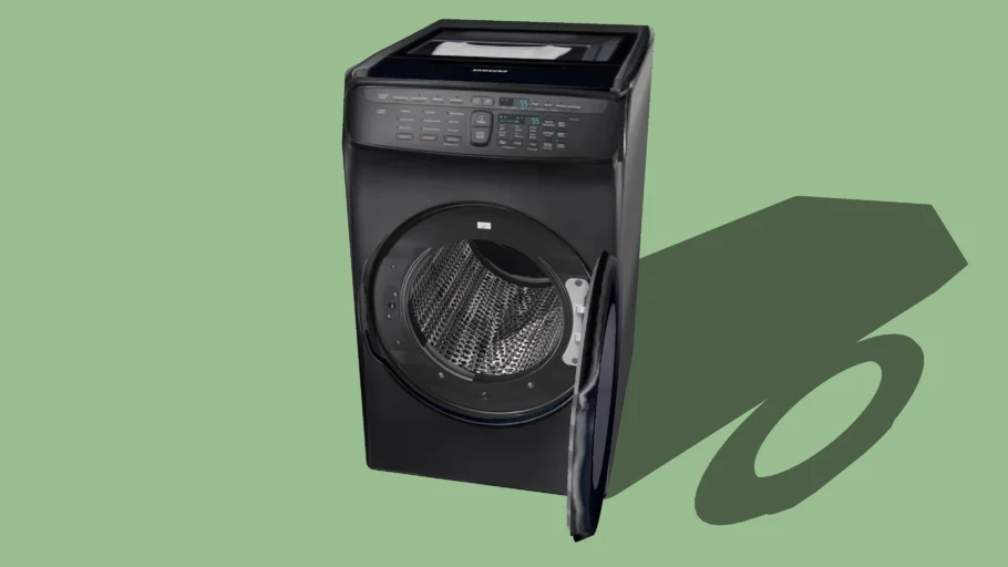Samsung Clothes Dryer - Door opens and closes - Interact