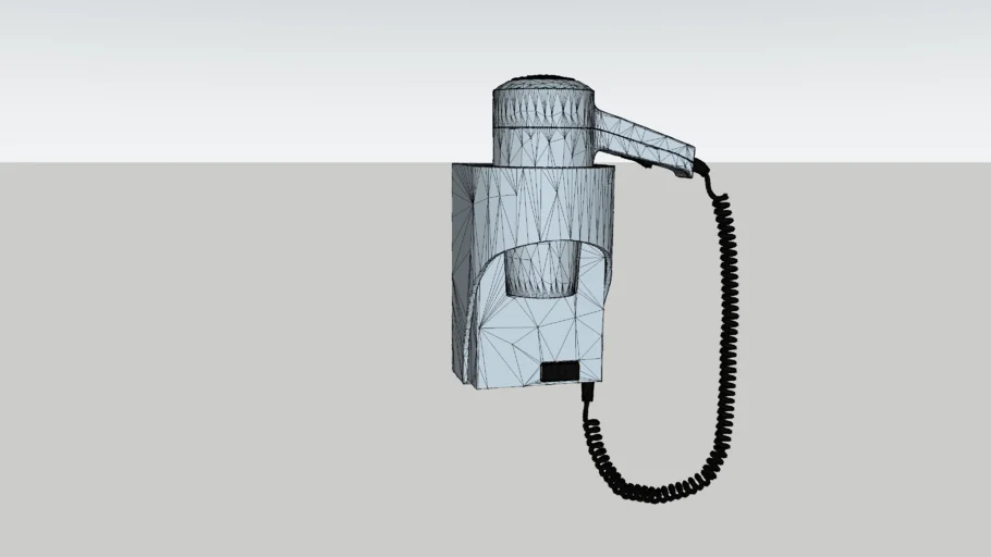 hair dryer wall