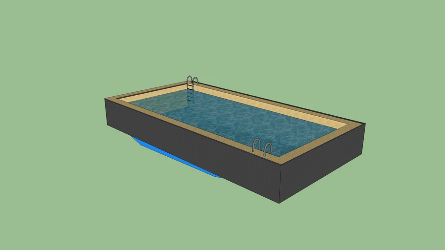 Piscina com escada