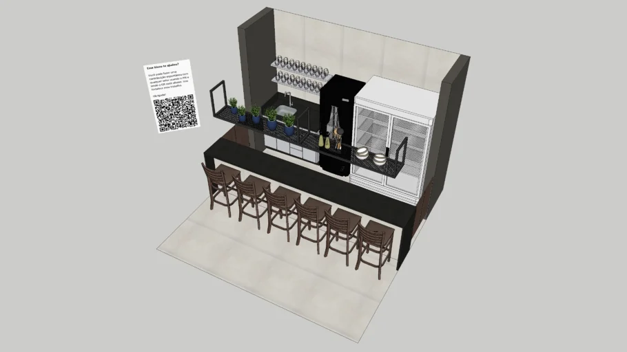 Cozinha bar e restaurante 