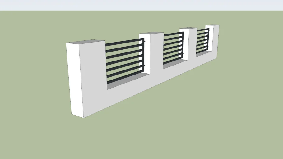 modern fence