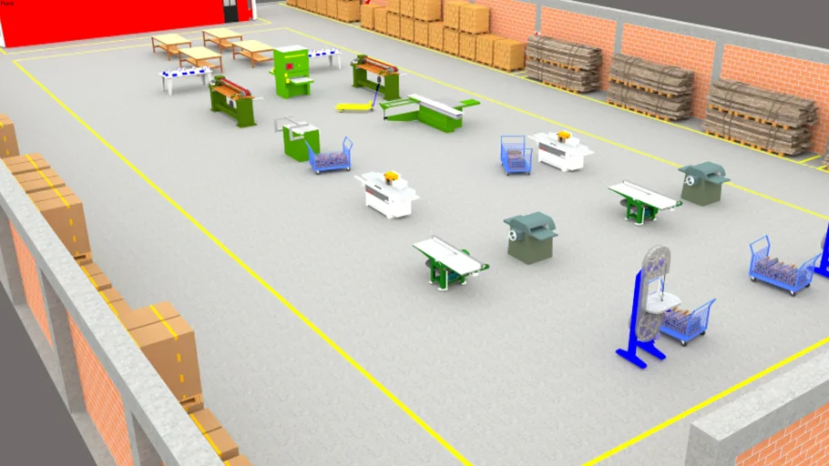 Taller industrial carpintería  | Industrial carpentry workshop