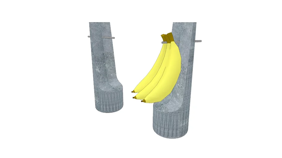 Pendurador de banana Benta Ø010x030 - ST 50