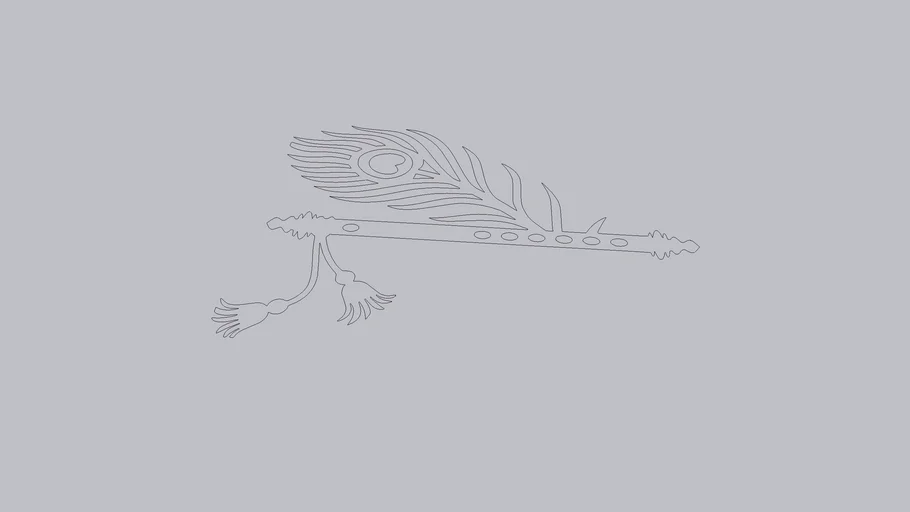 peacock feather flute