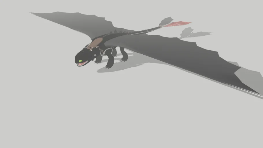 3D Toothless 