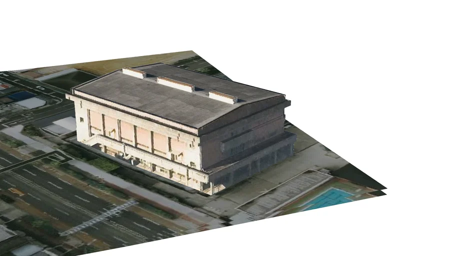 市岡高校 体育館 | 3D Warehouse