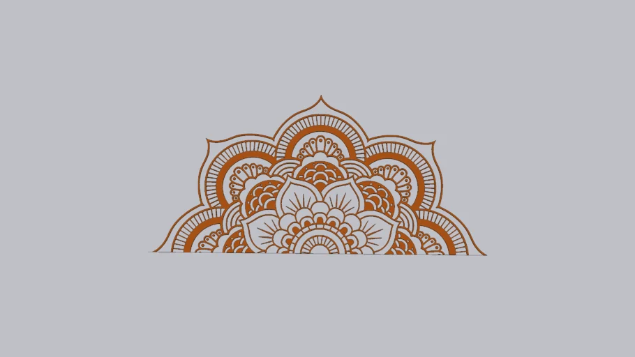 art flower cnc model