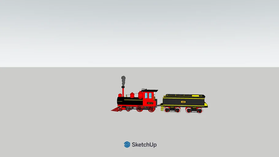 Steam Train | 3D Warehouse