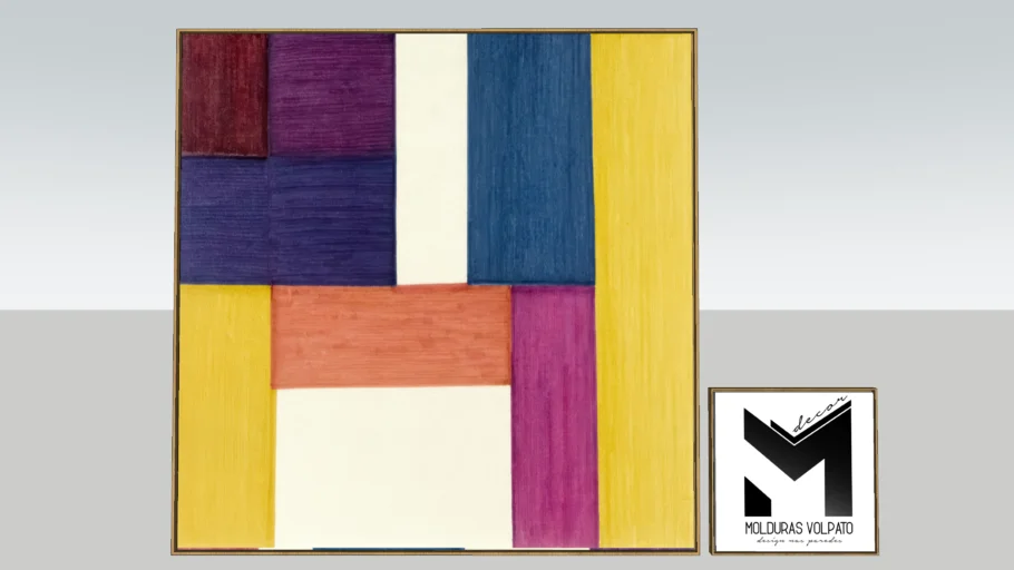 QUADRO ABSTRACT COLORFUL GEOMETRIC