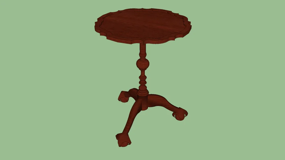 Chippendale Pie Crust Table Or Stand