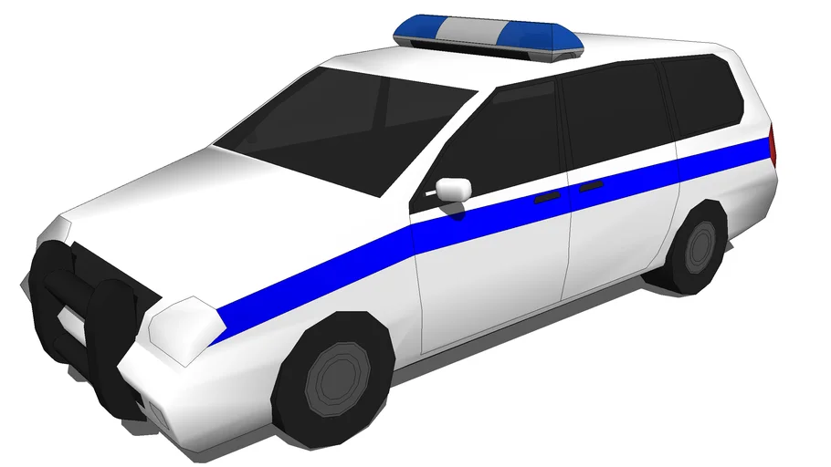 Minivan Police Car