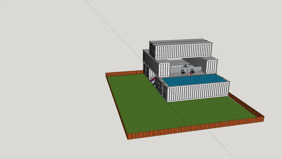 Shipping Container House | 3D Warehouse
